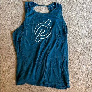 Peloton Teal Tank Top